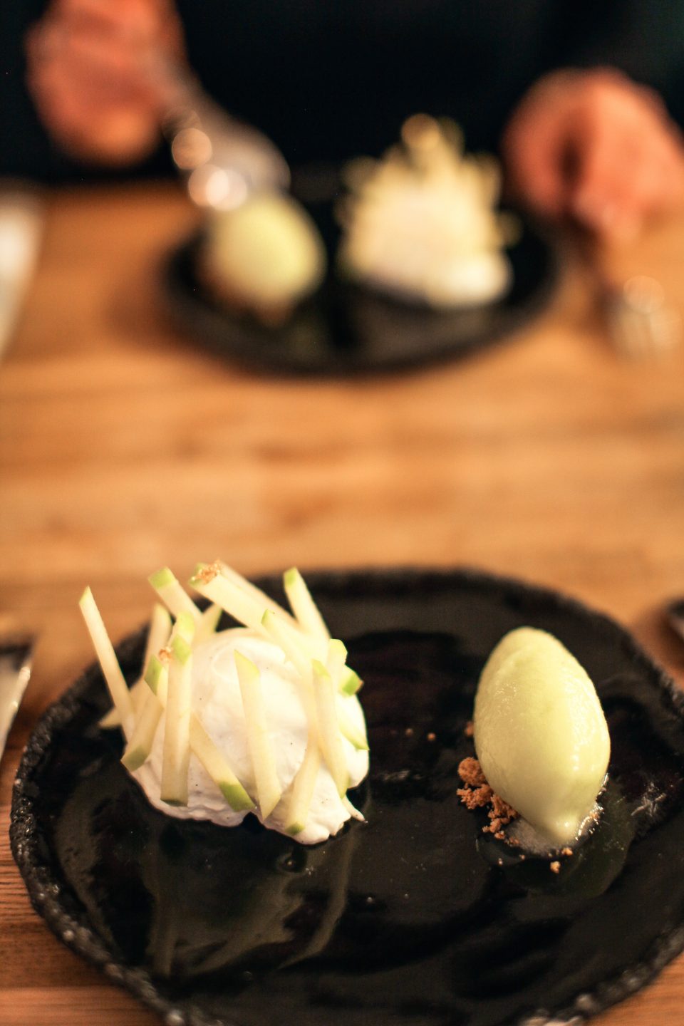 Granny Smith sorbet at A. Noste Granny Smith sorbet at A. Noste