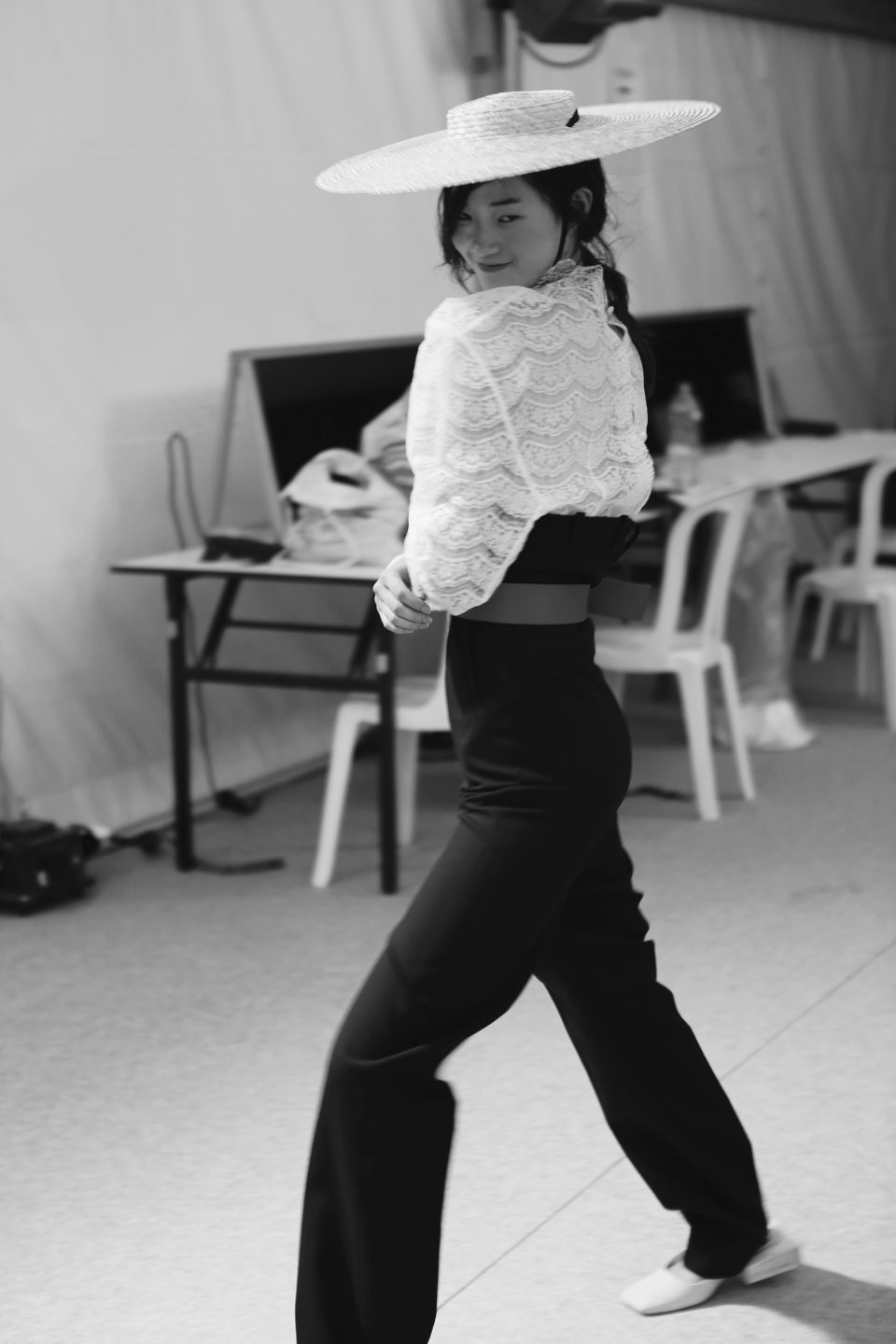 Photograph by Savannah Nolan Backstage at Jacquemus Photograph by Savannah Nolan Backstage at Jacquemus