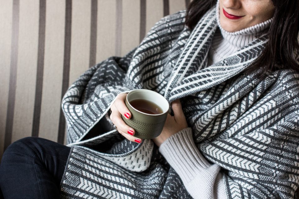 Hilary Grant Knitted Blanket Hilary Grant Knitted Blanket